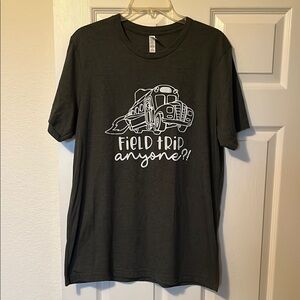 Field Trip Graphic T-Shirt - Dark Green
